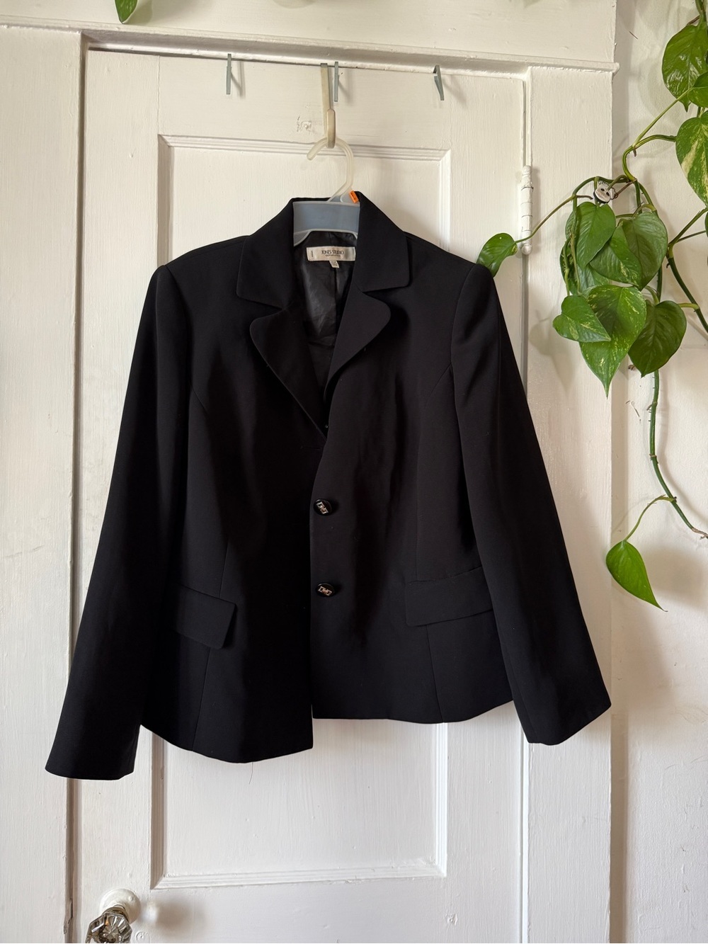 Jones Studio Black and Cream Label Separates Jacket size 14W